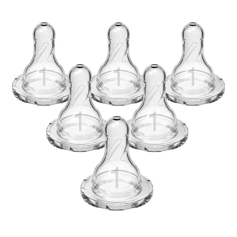 Dr. Brown'S Natural Flow Level 1 Narrow Baby Bottle‎ Silicone Nipple, Slow Flow